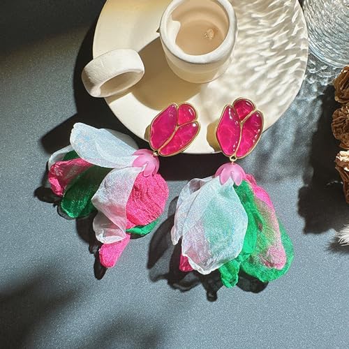 Image of Young & Forever Gift Boho Carnival Sea Island Long Tassel Earrings Handmade Beaded Bohemian Women Statement Beads Dangle Earrings Ethnic Jewelry Fringe Earrings