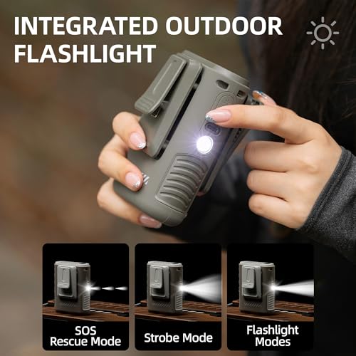 Ventilateur de taille portable à 5 vitesses et écran LED intelligent - 6