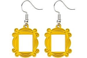 Friends TV Show Themed Frame Earrings: Celebrate Your Love for the Iconic Sitcom