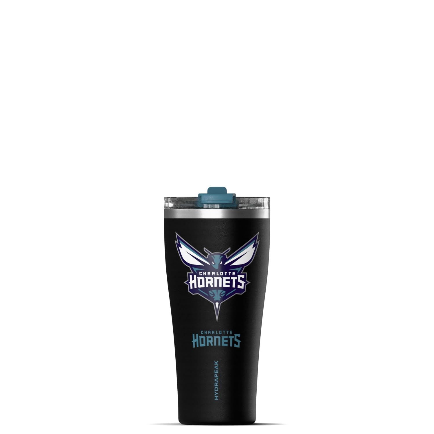 Hydrapeak NBA Officially Licensed Charlotte Hornets Roamer 30oz Vacuum Insulated Stainless Steel Tumbler with 2-in-1 Flip &amp; Straw Lid, Spill-Proof, Cup Holder Friendly Design