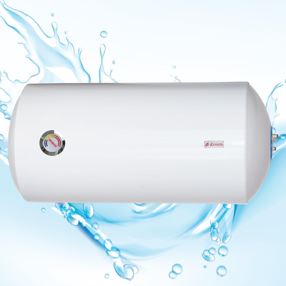 Buy Zenith 80 Liters Water Heater, Horizontal, Easy Maintenance, External Temperature Regulation