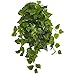 Nearly Natural 28â€ Deluxe London Ivy Hanging Bush Artificial (Set of 3) (Real Touch) Silk Plants Green