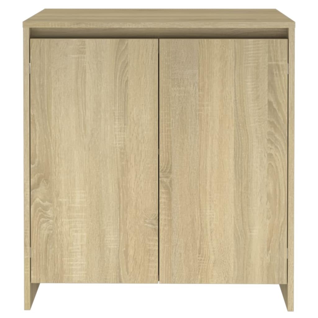 vidaXL Buffet, Armoire avec 2 Portes, Meuble de Rangement, Organisateur de Salle de Séjour Salon Intérieur, Chêne Sonoma Bois d'Ingénierie