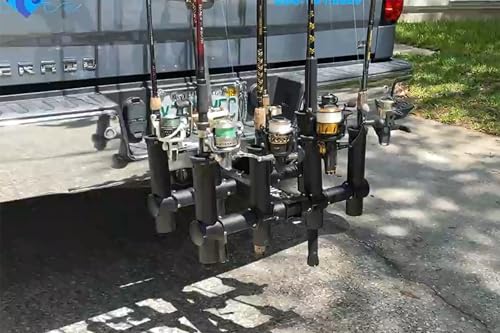 Fishing Pole Holder for the Hitch of Your Car (8 Rod Holders)
