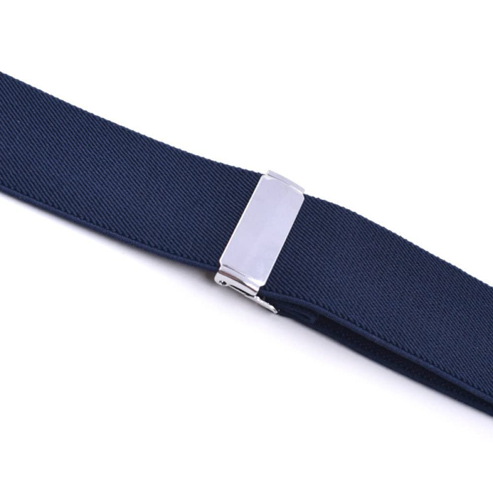 Bretelle uomo, bretelle uomo, Bretelle elastiche alla moda da uomo, 6 clip, solide, da uomo, vintage, casual, for feste di matrimonio, pantaloni, cinturino, regalo for il marito
