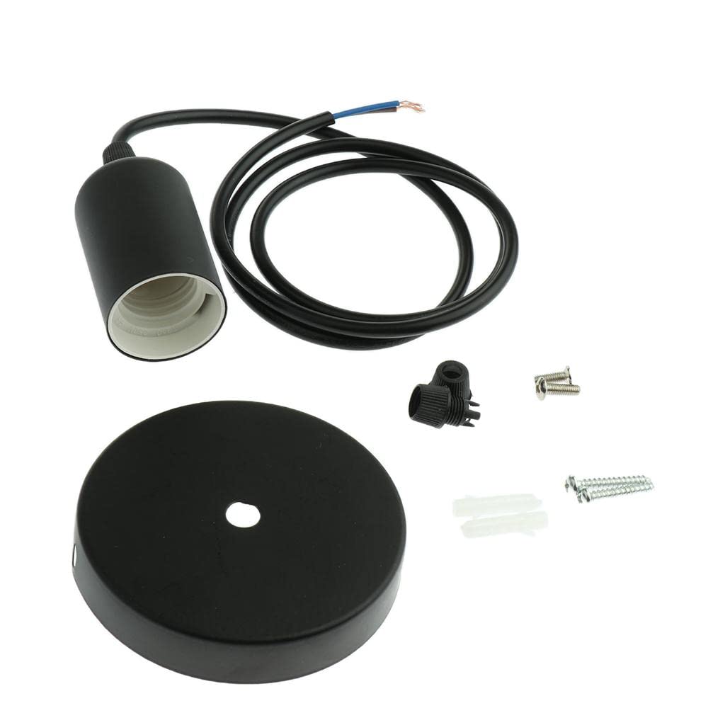 1 Pc Ceiling Lamp/Pendant Light Holder for E27 Screw-Type Bulb Light Black| Lamps, Lighting & Ceiling Fans | Lighting Parts & Accessories||-image-14