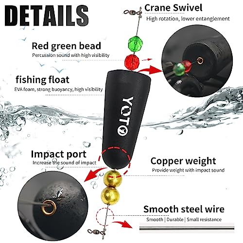 Popping Cork For Saltwater,Weighted Popping Floats