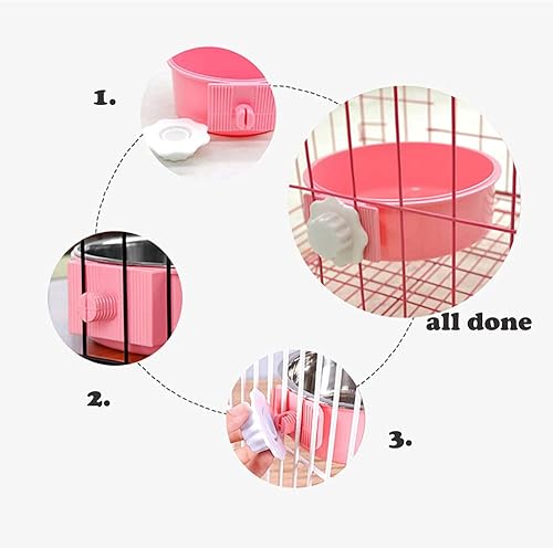 Miniatura 4 de Tazón extraíble de acero inoxidable para perros, cuencos extraíbles de acero inoxidable para alimentos y agua, tazones para mascotas con soporte