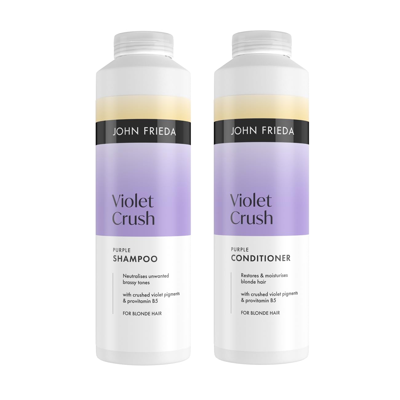 John Frieda Violet Crush Shampoo & Conditioner 500ml x2