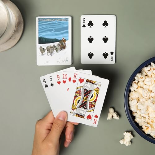 Baraja de 52 cartas tamaño póker Lantern Press miniatura 2