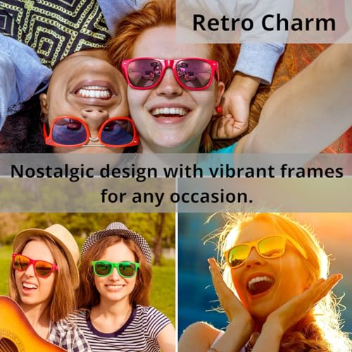 Eyegla Wholesale Sunglasses Bulk Adults Party Sunglasses 80s Glasses Shades Party Favors-10 Pack4