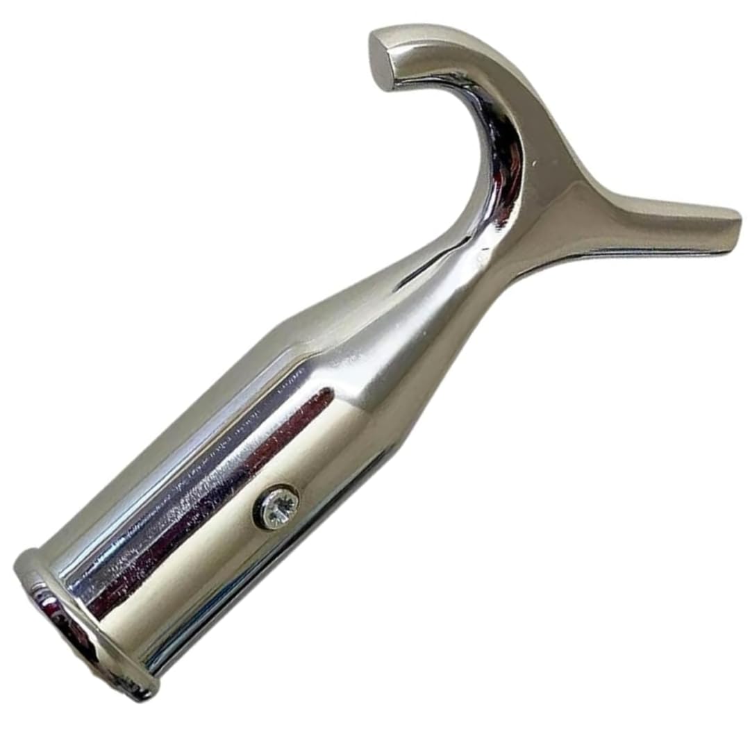 citystores® Chrome Metal Hook Head Only, Durable Window & Loft Hatch Hook for Sash Windows Blinds, and More, Rust-Resistant