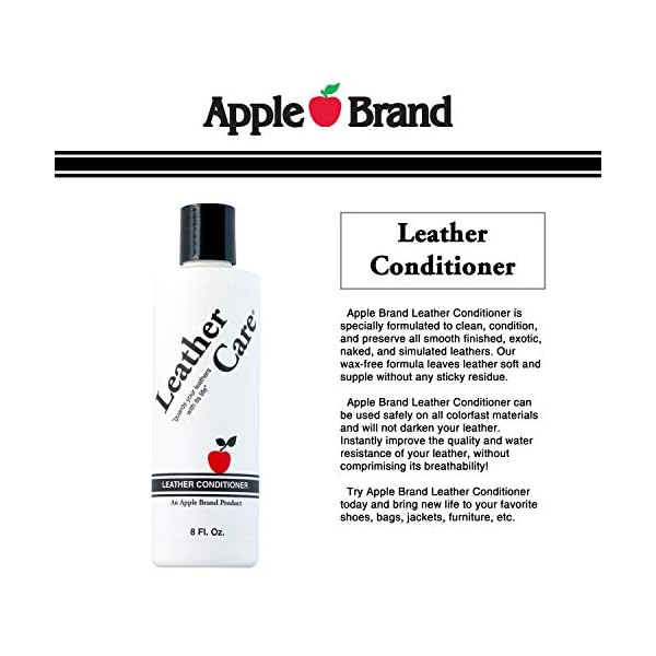 Apple Leather Care Leather Conditioner 8oz Bottle - Image 4