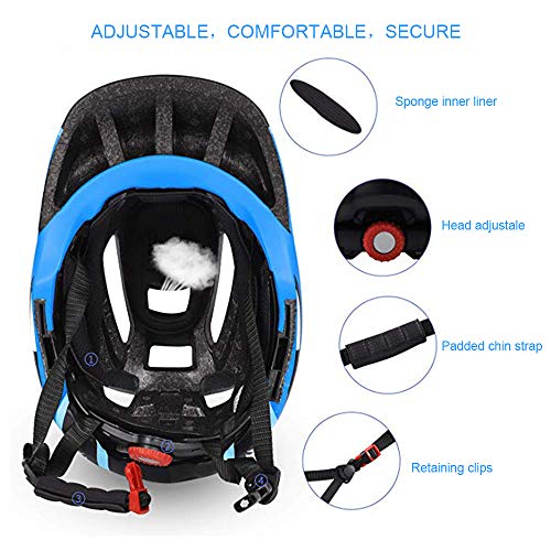 Lixada Casques de vélo Enfants Casque Intégral Détachable Casque de Sécurité Sportive pour Vélo Skateboarding Roller Skating - Image 7