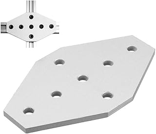 Aluminum 7 Holes Join Plate Corner Bracket for 2020 V-slot Aluminum Extrusions Profiles CNC Parts