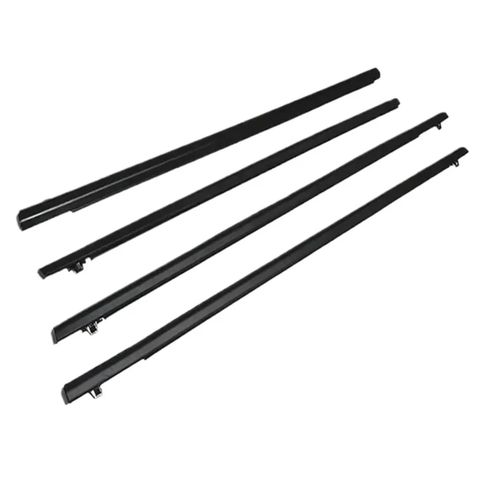 Tudexx One Color Car Weather Stripping For Fit For Jazz 2009-2014 4Pcs Car Weatherstrip Seal Side Door Glass Belt Window Trim 72950Tf0003