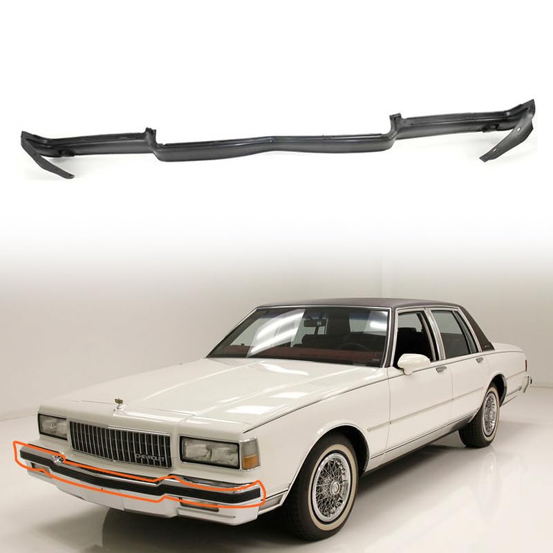 Primed Bumper Trim Filler Compatible with 1986-1990 Chevy Caprice Base Classic LS Front Center Bumper Molding Trim 12390727 GM1087230