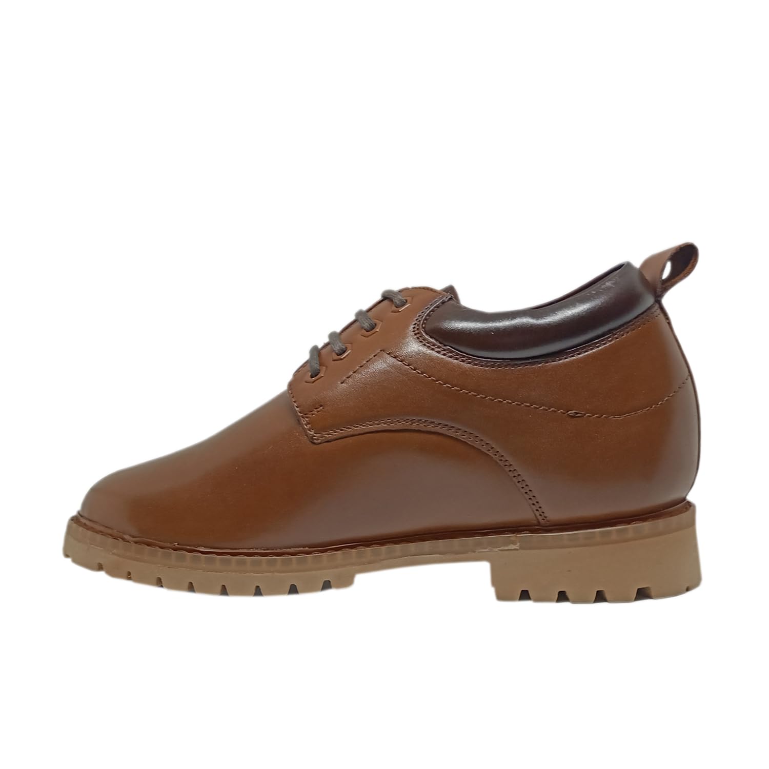 Elevato Height Increasing Leather Tan Casual Shoes – 3 Inches (Numeric_8) (B0CDH548SZ) Amazon Price History, Amazon Price Tracker