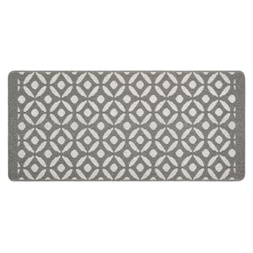 Image of My Stain Door Mat, Stain Resistant, Perfect for Indoor Use, Front Door, Entryway and Patio, Crescent Silver 67x150cm