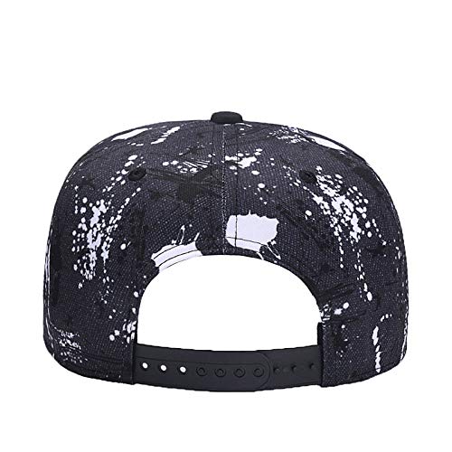 Quanhaigou Cool Graffiti Snapback,Mens Womens Adjustable Baseball Cap Flat Bill Brim Dad Caps #TOP3