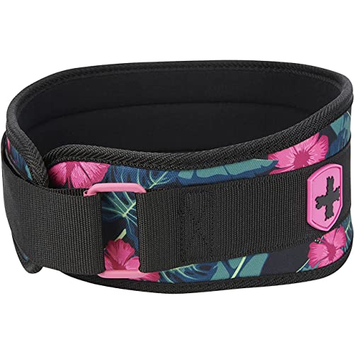 Harbinger 4.5" Foam Core Weightlifting Belt-Supports Lower Back During Lifting,Foam Core Allows For Full Range Of Motion,Built To Fit Both Men and Women for Moderate Lifts,Large,Floral