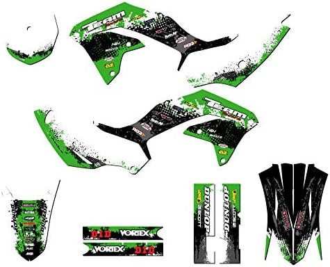 Team Racing Graphics kit compatible con Kawasaki KLX 230R, SCATTER 2020-2021