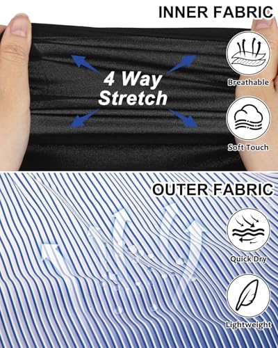 Image of Justay 2 in 1 Mens Swim Trunks 7 Inch, Beach Swim Shorts with Pockets | Swimming trunks, bathing suit, Compression Liner, Quick Dry, Swimsuit, Beach Vacation, Summer Swimwear, Gifts