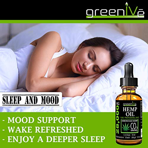 GreenIVe 28,000mg Hemp Oil for Pain, Stress, and Inflammation Vegan Omegas C02 Extraction Exclusively on Amazon (4)