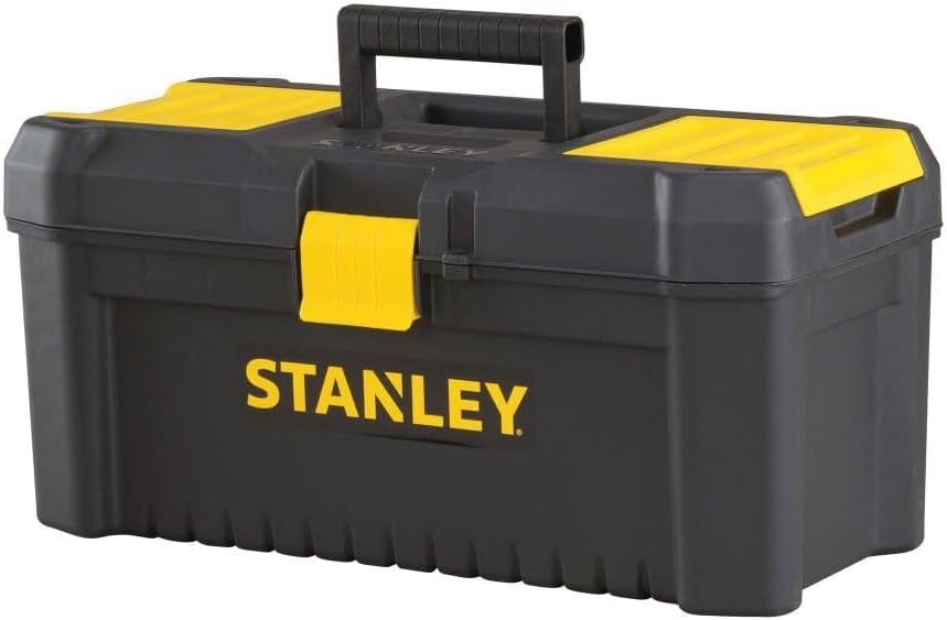 Stanley Tools and Consumer Storage STST16331 Stanley Essential Toolbox, 16", Black/Yellow