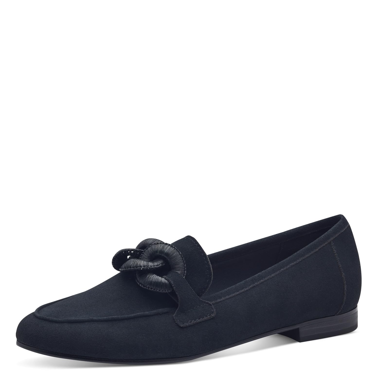 MARCO TOZZI Women's Damen Slipper 2-24227-44 Loafer, Navy, 4 UK