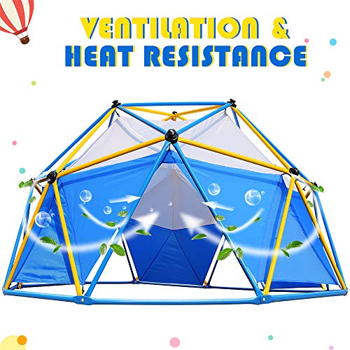 Zupapa 2022 Upgraded Canopy Of 10Ft Climbing Dome, With New Opening Design Swinging In The Canopy, Waterproof Fit For 10Ft Jungle Gym, Tent Only #TOP7