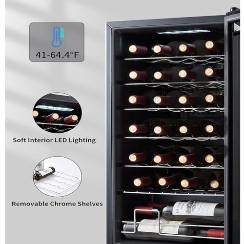 Bodega JC-82 Cooler 28 Bottle Compressor Wine Cooler Refrigerator thumb #3