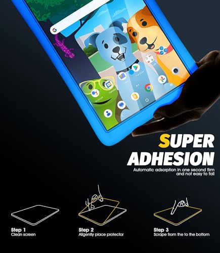 Image of Orzero (2 Pack) Tempered Glass Screen Protector Compatible for AT&T amiGO Jr. Tab 8 inch, 2.5D Arc Edges Precise Cutout 9 Hardness High Definition Anti-Scratch Bubble-Free