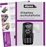 dipos I 2X Schutzfolie klar kompatibel mit RugGear RG129 Folie Bildschirmschutzfolie