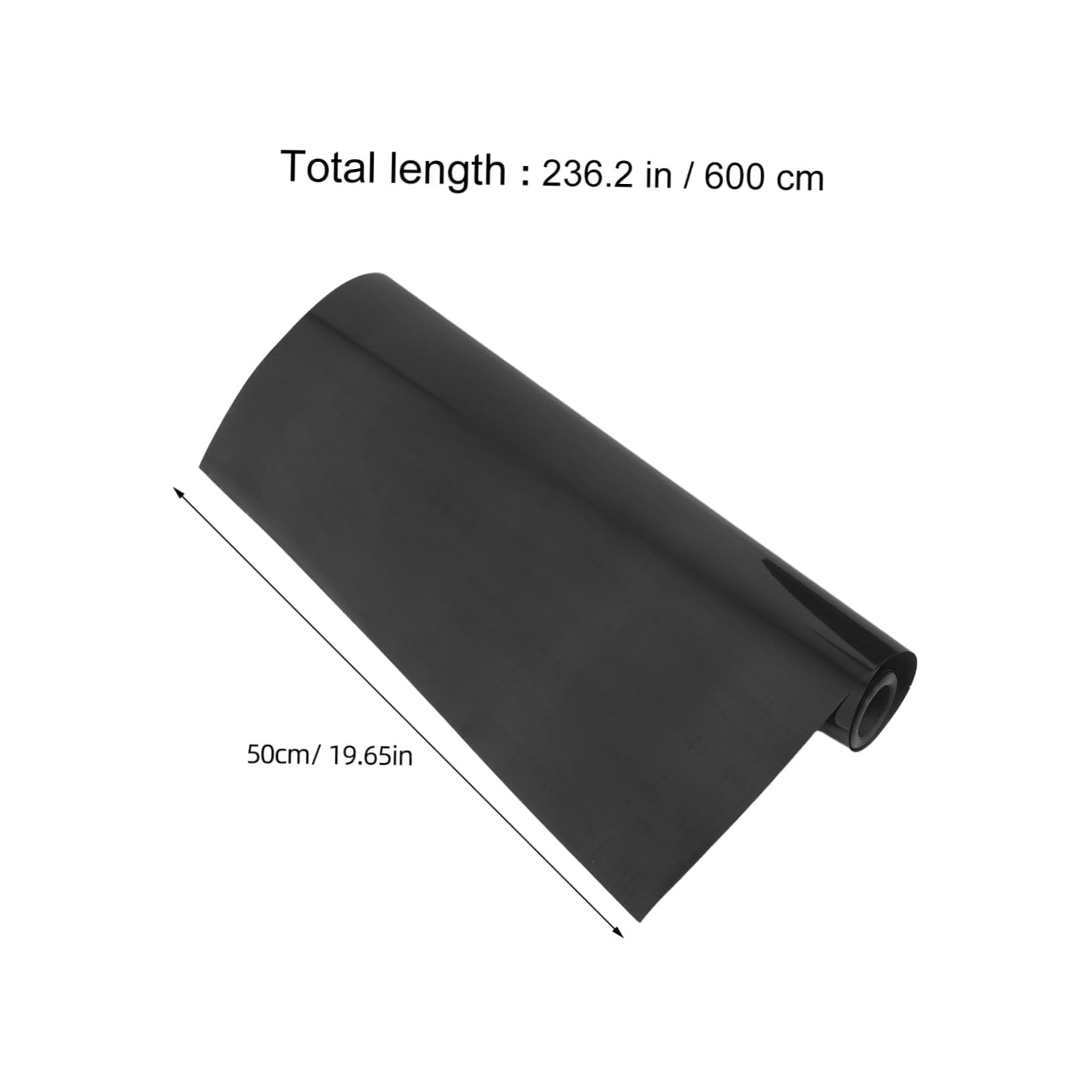 jojofuny 6m Schwarze Transferfolie Matte und Hitzeempfindlich zum Aufbügeln Textilien Wie T-Shirts und Taschen für DIY-projekte und Geschenkideen Geeignet