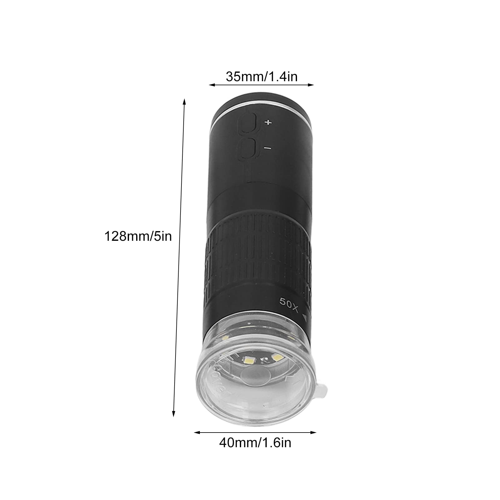 Microscopio Portatile Wireless Portatile Microscopio Elettronico Tascabile da 50 a 1000X per Telefono PC, Fotocamera di Ispezione da 2 MP con Supporto Flessibile, Adatto a Tutte le Marche di