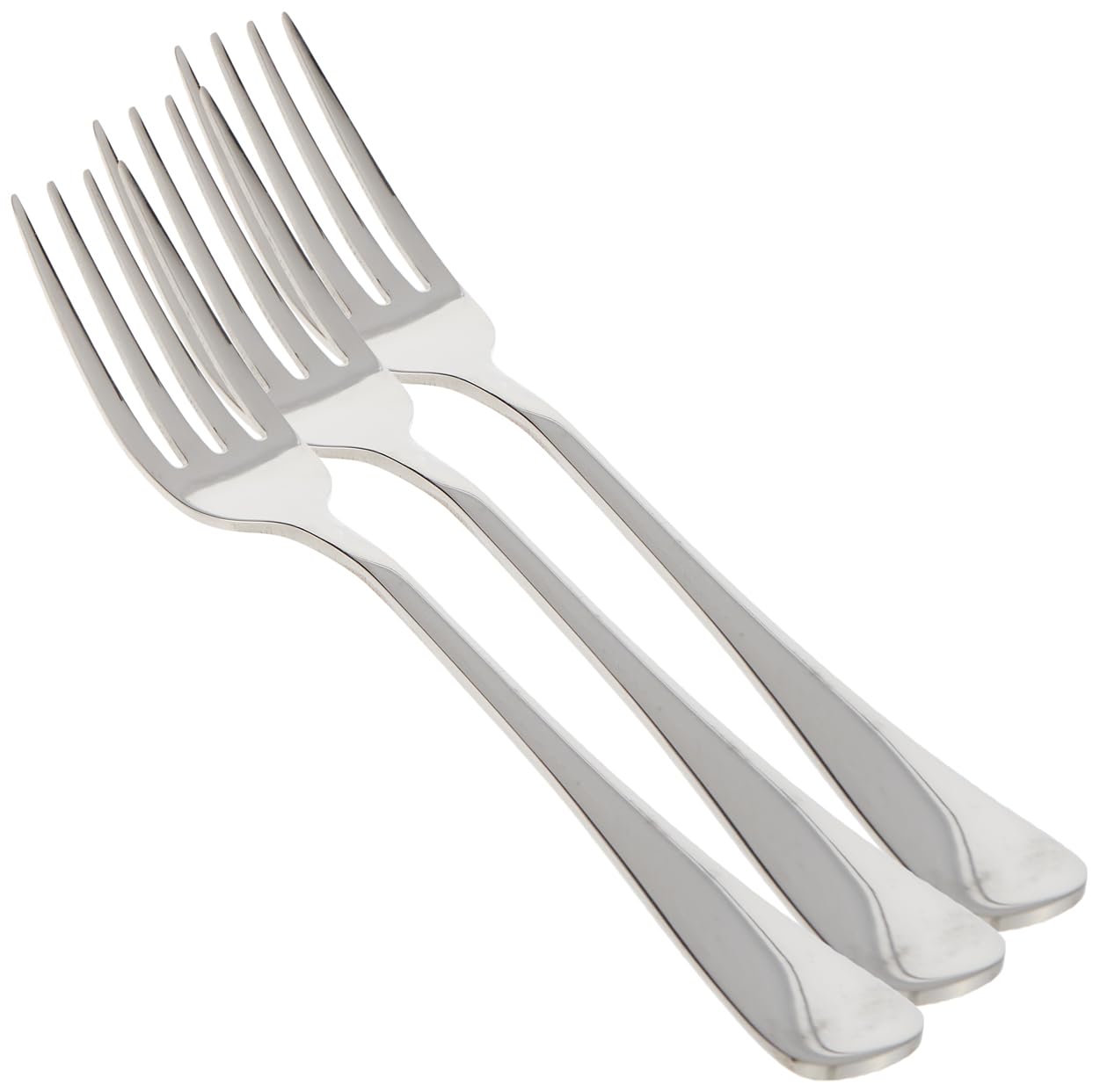 Vague Plano Stainless Steel Table Fork 3-Piece