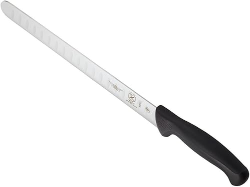 Miniatura 51 de Mercer Culinary - Millennia - M23880 - Cuchillo para pan, con mango negro y borde ondulado curvo, 10 pulgadas