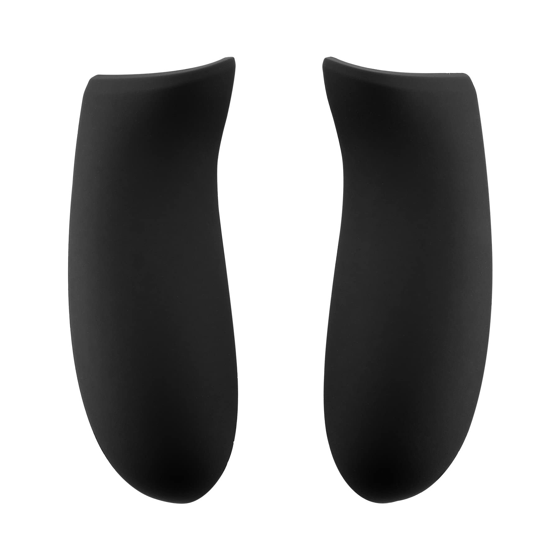 eXtremeRate Agarre Antideslizante para Xbox One S/X Mando Accesorios Empuñaduras Asa Izquierda Derecha Mango de reemplazo Carcasa de Grip para Xbox One X S Control-Model 1708 (Negro)