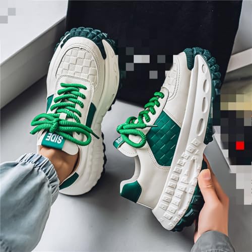 Trendy Men's Fashion Chunky - Sole Sneakers with Unique Design - Ideal for Sports, Walking and Casual Wear, Combining Style and Comfort2