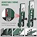Siding Installation Tools, Siding Mounting Kit, Compatible with 5/16-Inch Fiber Cement, Gauge Tool with Adjustable Reveals, Polycarbonate Body (Green, 5/16-inch)