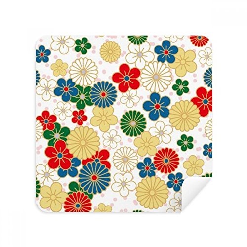 Chiffon de nettoyage lunettes motif Ukiyo-E japonais en daim 2 pièces