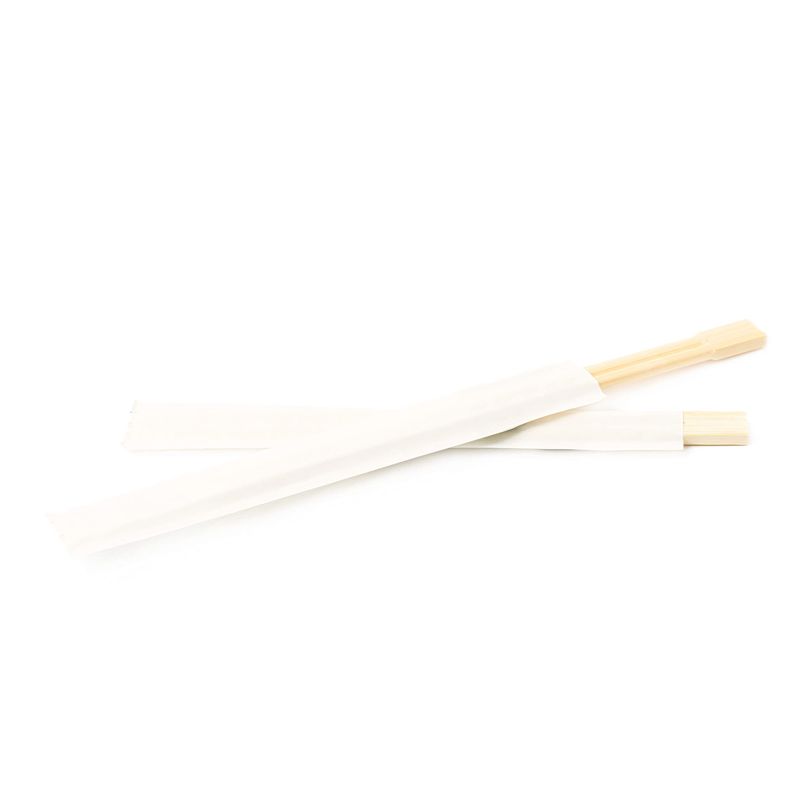 wisefood drewniane pałeczki do jedzenia pojedynczo, 500 sztuk pojedynczo zapakowanych pałeczek chopstick 23 cm, biodegradowalne azjatyckie sztućce jednorazowe, drewniane pałeczki