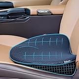 REBEOUS Car Seat Cushions for Driving - Memory Foam Car Lumbar Support Pillow or Wedge Seat Cushion