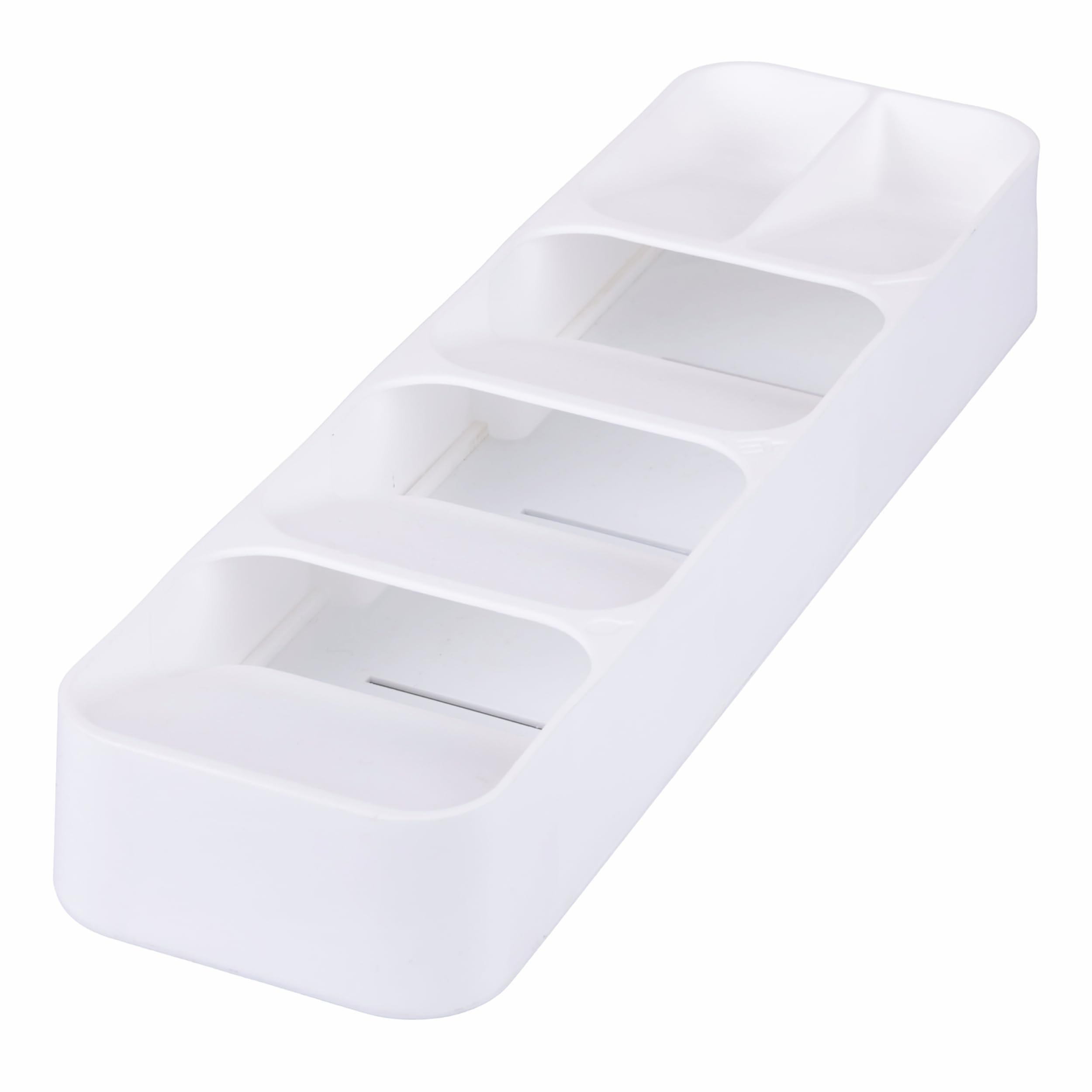 Galileo Casa Cutlery Tray Organiser White Drawer 5 Compartments