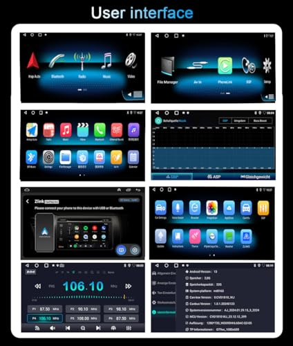 Radio para auto con pantalla táctil HD 10.25 pulgadas miniatura 7