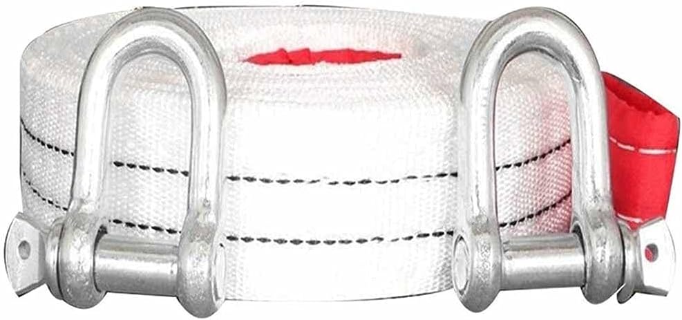 Heavy Duty Tow Straps Recovery Kit, 3" X 13ft Recovery Strap with 15T/33,000 Lbs Break Strength, Heavy Duty Tow Rope U-Ring Shackles for Towing Vehicles, Boats(5M-15T)