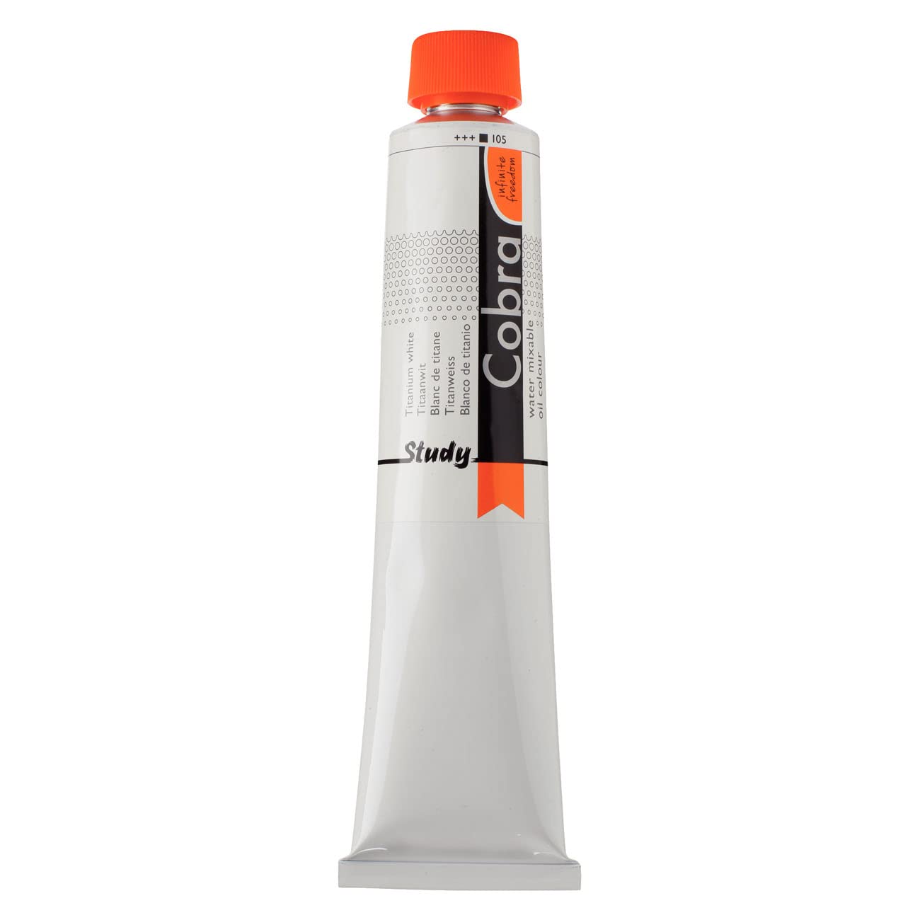 Cobra Student Talens pour nettoyer ses pinceaux à l'eau blanc de titane 200 ml
