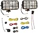 Delta Lights (01-2539-50) 250 Series 7" X 3.4" Rectangle Halogen Fog Light Kit with Stone Guards