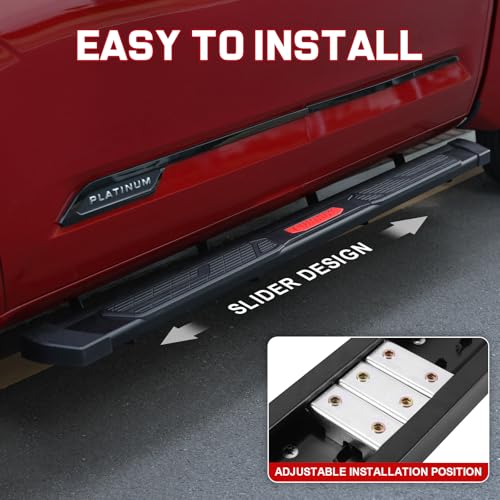 Estribos laterales 6 pulgadas para Ford Ranger Super Crew Cab miniatura 7
